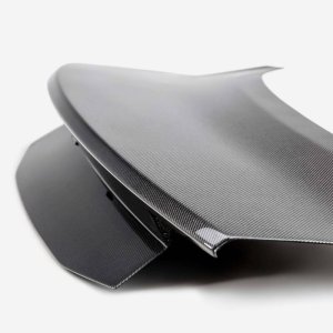 Ford Mustang Decklid - Anderson Composites - Type-AO Double Sided Carbon Fiber - `24-`27